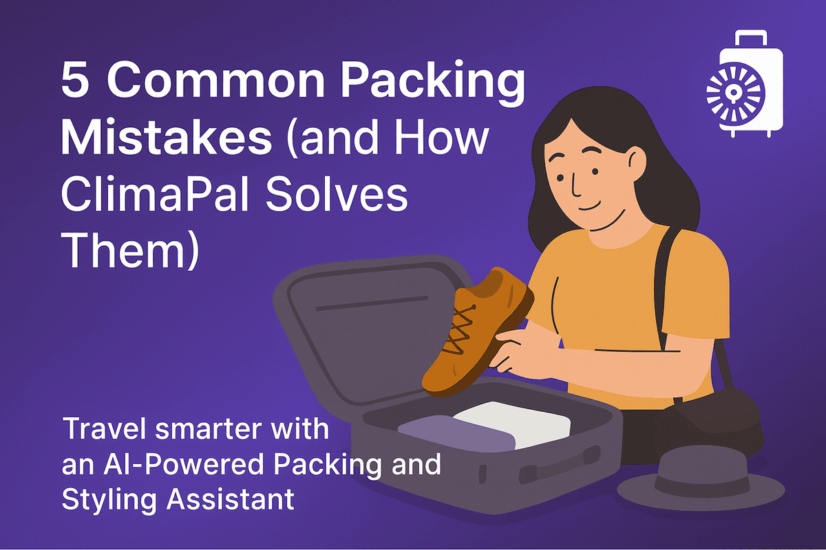 5 Common Packing Mistakes